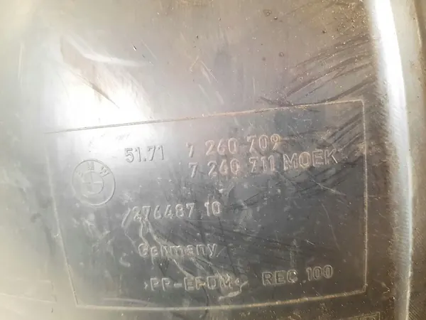 BMW 1 F20 F21 Etu Vasemman Lokasuojan 7260711 image 9