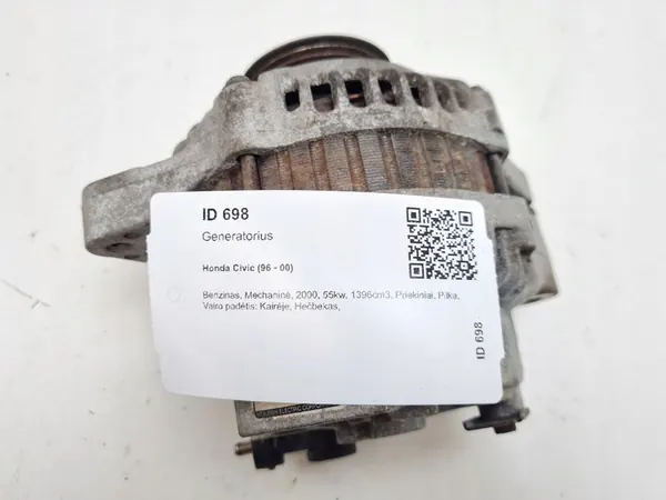 Honda Civic 2000 Alternator AHGA26 image 5