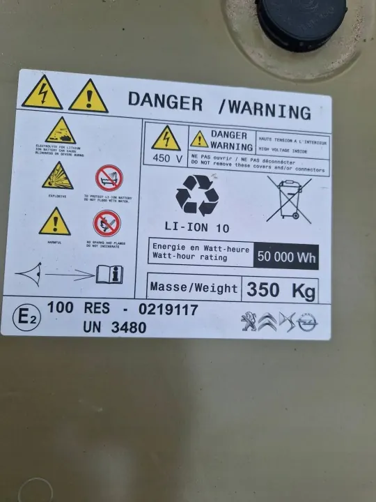 Accu OEM 9846864980 voor Peugeot E208 II GT 136 pk image 3