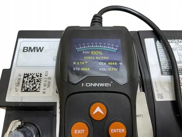Batterie AGM OEM 9878489 12V 60Ah pour BMW image 6