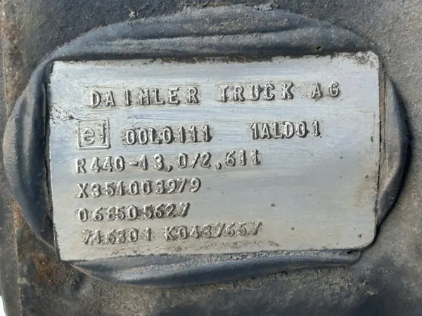 Différentiel Mercedes Actros MP4 OEM 2.611 Occasion image 7