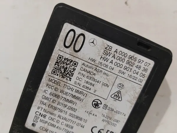 SENSOR RADAR MERCEDES A0009059707 Q3 image 2