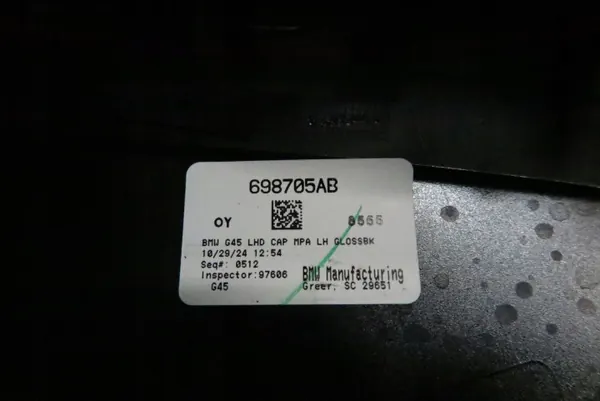 BMW G45 M-Paketti Vasen Peilipeite OEM 698705AB image 5