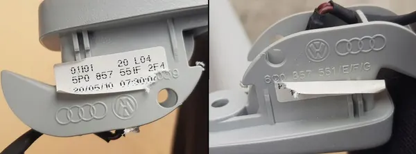 Linker zonnescherm met clip - SEAT LEON II image 2