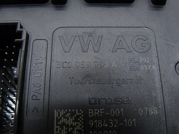 Fönsterregulator OEM 1T0959701AG Fram Vänster Begagnad image 3