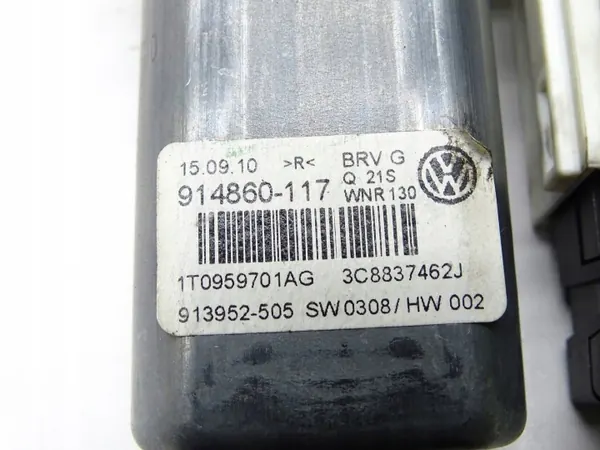 Fönsterregulator OEM 1T0959701AG Fram Vänster Begagnad image 4