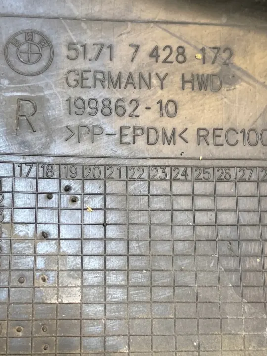 Couvertoir de crémaillère droit OEM 7428172 BMW 3 G20 G21 image 3