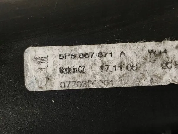 SEAT Altea XL Kofferraum-Rollo OEM 5P8867871A image 8