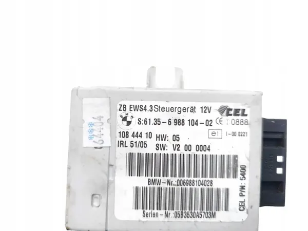 BMW Immobiliser Modul OEM 6988104 för X5 3.0d image 7