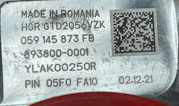 AUDI 3.0 TDI Turboaggregat 059145873FB image 5