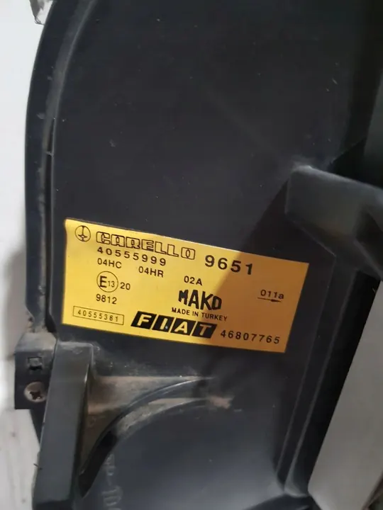 Linker Scheinwerfer Fiat Doblo 2001 image 4