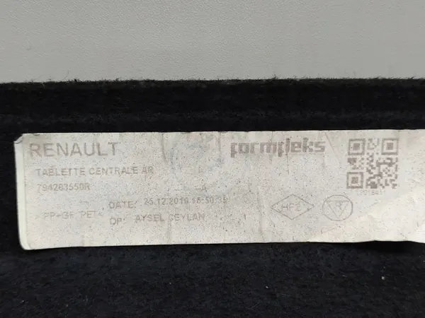Renault Clio V Kofferraumablage OEM 794203550R image 5