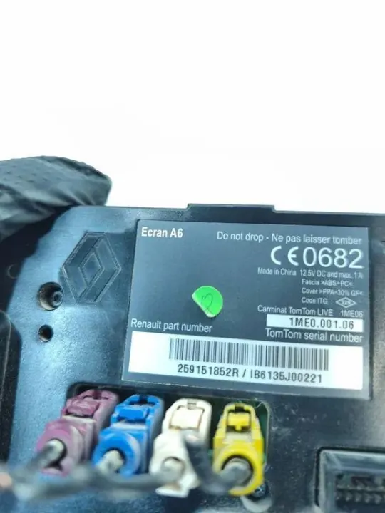 Écran de navigation Renault OE IB6135J00221 Occasion image 2
