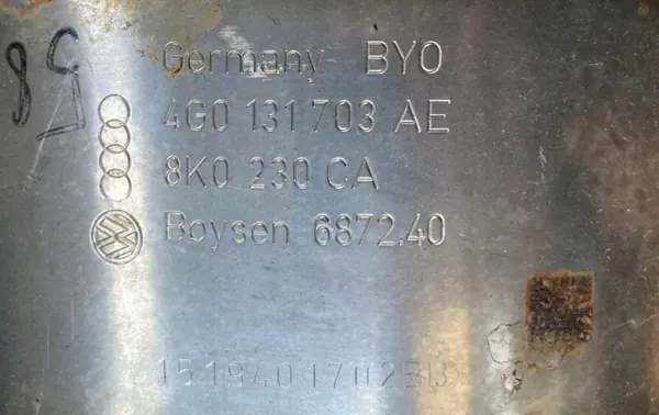OEM 4G0254400G Katalysator voor Audi A6 C7 image 4
