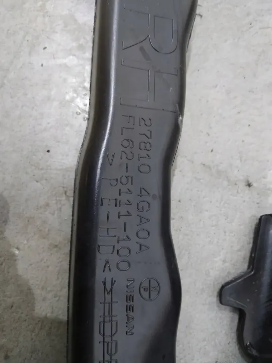 Conducto de aire tablero Infiniti Q50 OEM 278114GA0A image 7