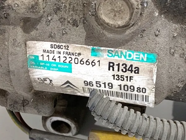 Compressor AC CITROEN C4 I 9651910980 1.6 109CV 04-14 OEM LORK-535-18333 image 4