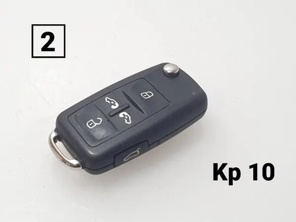 Chave Volkswagen Sharan 7N OEM 7N0837202AQ - Usado image 2