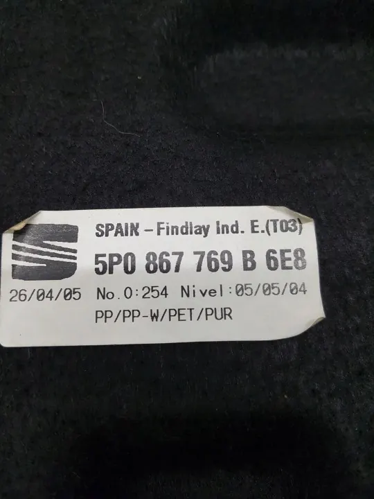 Achter bagagerek OEM 5P0867769B voor Seat Altea image 4