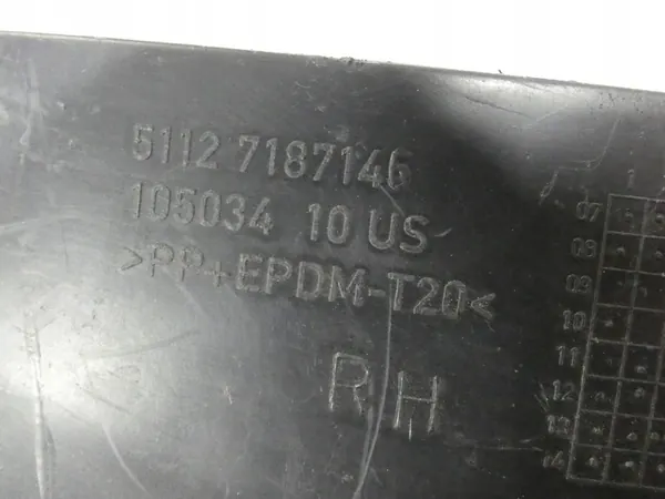 Copertura paraurti posteriore destra BMW X6 E71 image 8