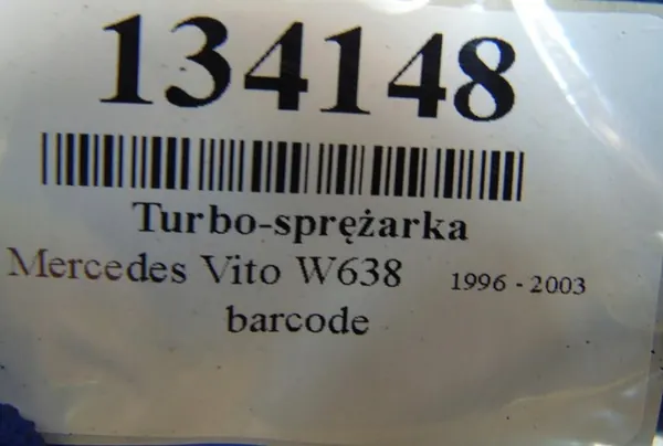 MERCEDES VITO W638 2.2CDI TURBO A6110961399 image 7