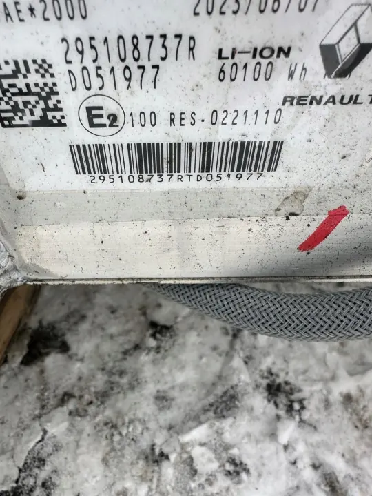 Batterie Renault OE OEM 295108737R 60Ah Occasion image 3