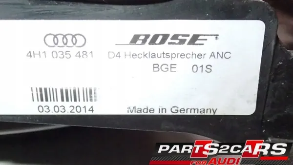 Haut-parleur Bose Audi A8 S8 OEM 4H1035481 image 5