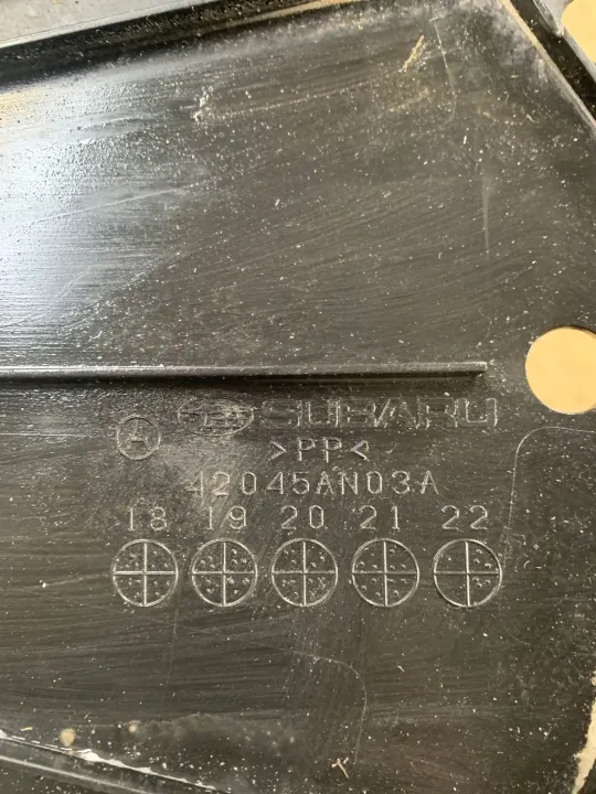 OEM 42045AN03A Polttoainesäiliön alasuojus - Oikea puoli image 3