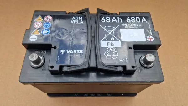 VARTA AGM Accu OEM 4P0915089C 68Ah 680A image 2
