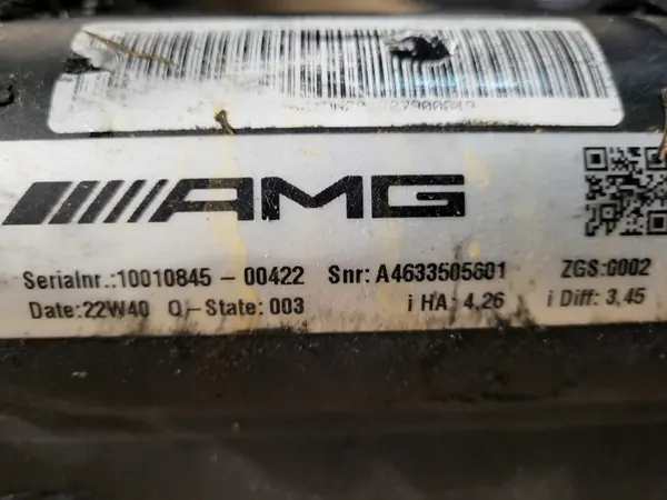 Différentiel arrière Mercedes G-Class W463 AMG A4633505601 image 7