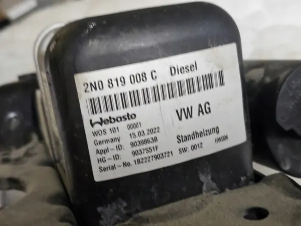 Webasto extravärmare OEM 2N0819008C för VW Crafter image 6