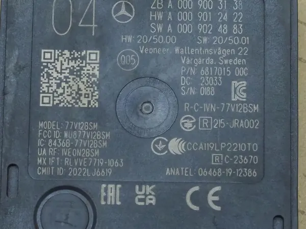 MERCEDES W206 C220 RADAR DISTRONIC A0009003138 image 4