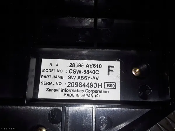 Module de contrôle AC Nissan Primera OEM csw5840c image 5