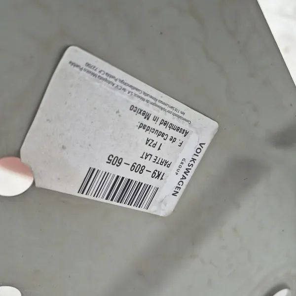 Cubierta de pilar A+B izquierda VW Golf VI 1K9809605 image 3