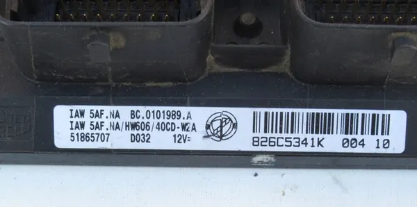 ECU Lancia YPSILON 1.2 8V IAW 5AF.NA image 4