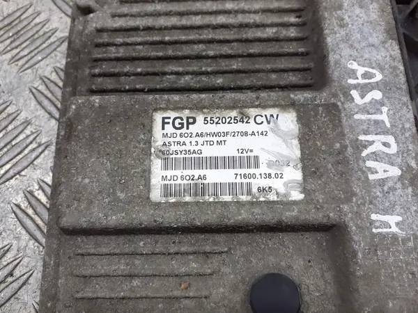 Unité de contrôle moteur Opel OE 55202542 image 5