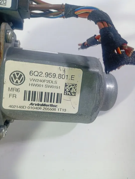 VW POLO 02-11 Rechter Raam Motor OE 6Q2959801E image 5