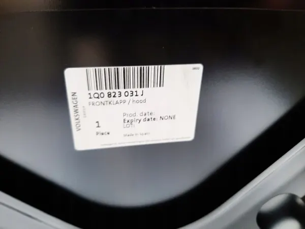 Motorlock Volkswagen EOS 2006-2015 Svart 1Q0823031J image 4