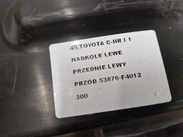 Front Left Wheel Arch Toyota C-HR 53876-F4012 image 3
