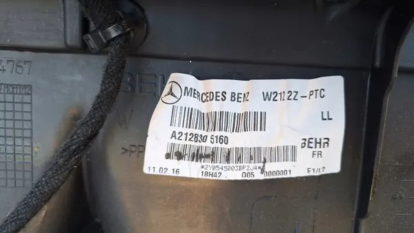 Chauffage complet Mercedes E-Class W212 A2128305160 image 2