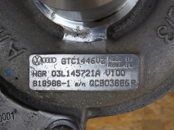 Turbo för AUDI A4 B8 2.0 TDI 03L145721A image 5