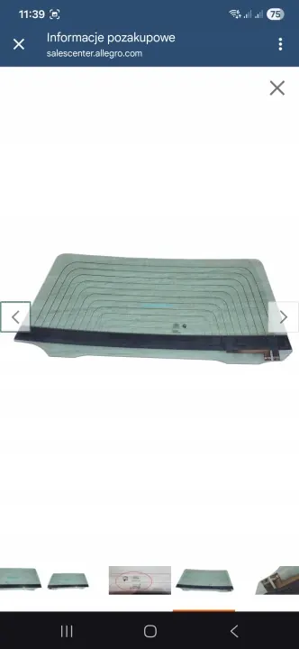 Land Rover Freelander Heckklappenglas OEM MK1 - Gebraucht image 2