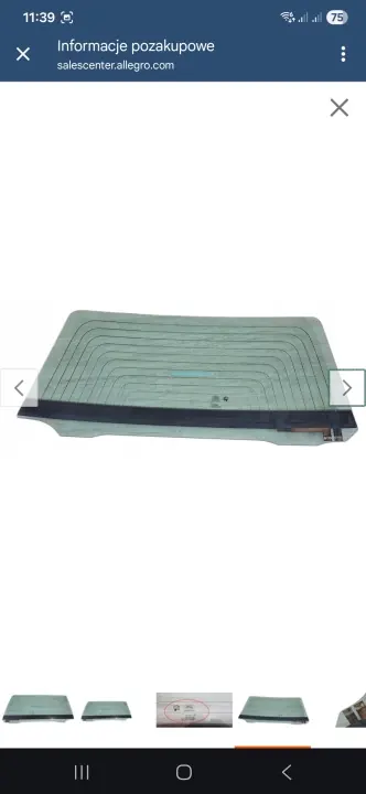 Land Rover Freelander Heckklappenglas OEM MK1 - Gebraucht image 3