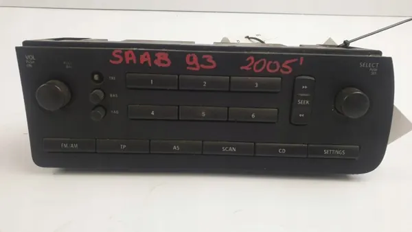 Radio 12768217 Saab 93 Usado OEM image 2