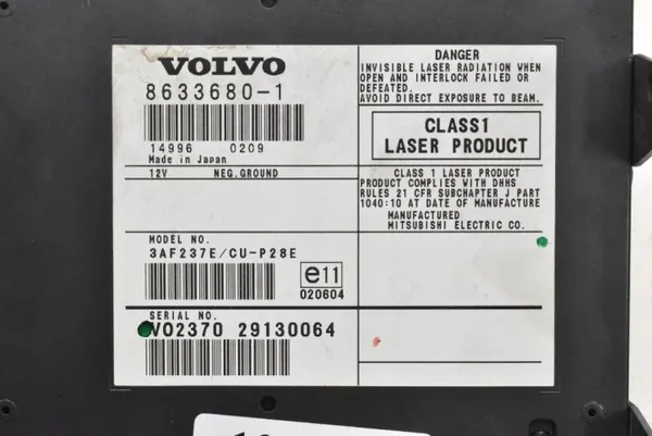 Changer CD OEM 8633680 pour Volvo XC90 2002-2006 image 6