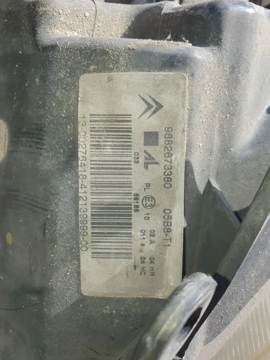 Linker Frontscheinwerfer OEM 9682673080 für Citroen C3 I image 3