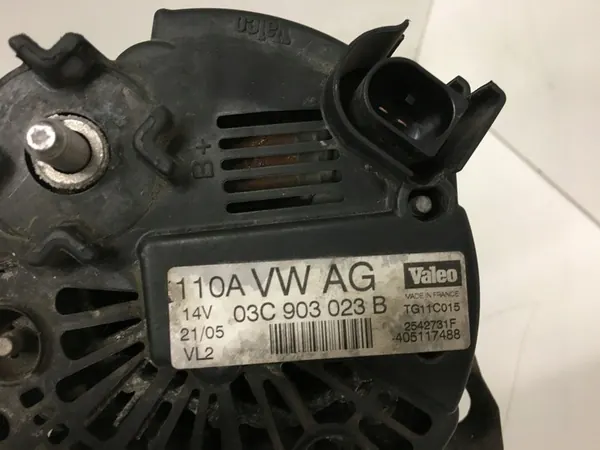Vaihtovirtageneraattori 110A VW Golf V Seat Skoda Audi 1.4 FSI image 5
