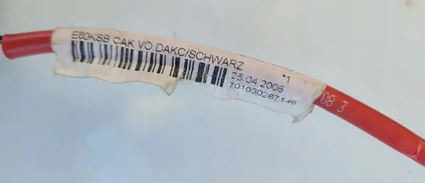 Appui-tête gauche avant BMW E60 actif cuir Dakota OEM image 3