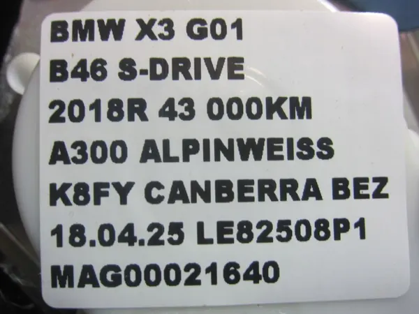 BMW X3 G01 gordelspanner achter links beige OEM 72117497781 image 6