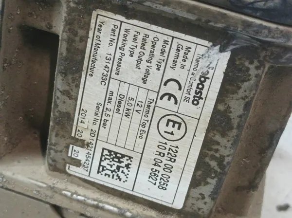 Pysäköintilämmitys OEM 1314733C Opel Zafira III image 3