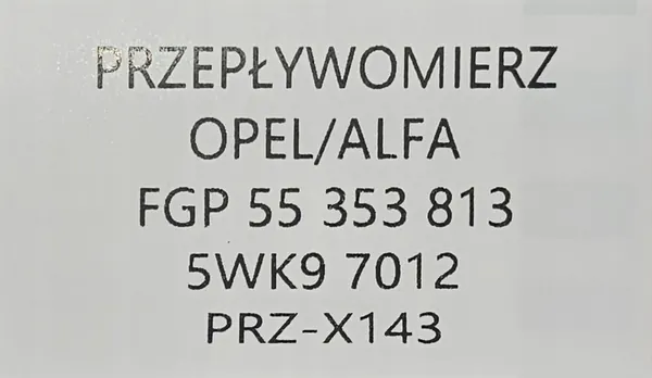 Luftmassenmesser Alfa Romeo 159 Fiat Croma II Opel image 7